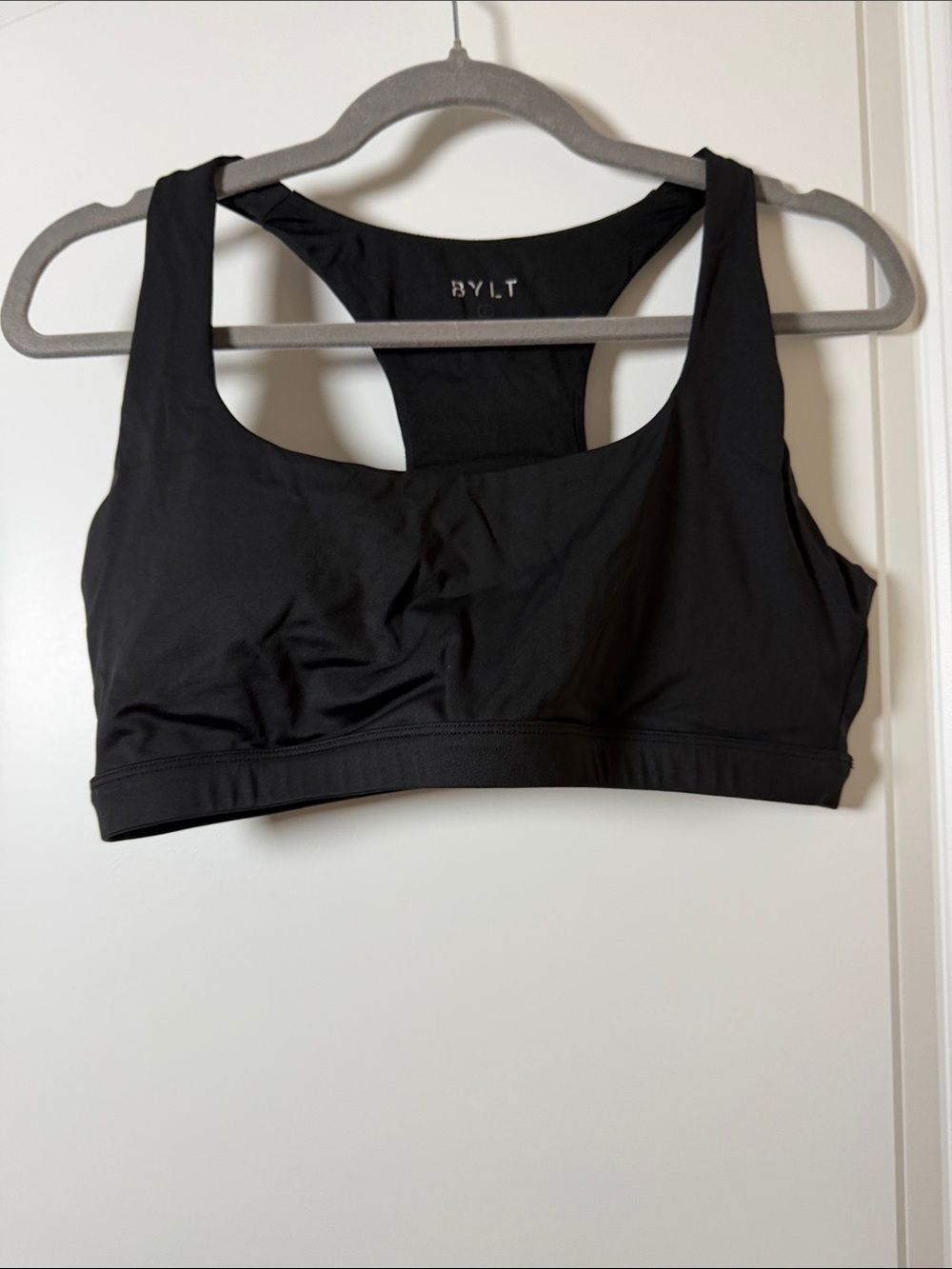 BYLT Basics Black Racerback Support Sports Bra